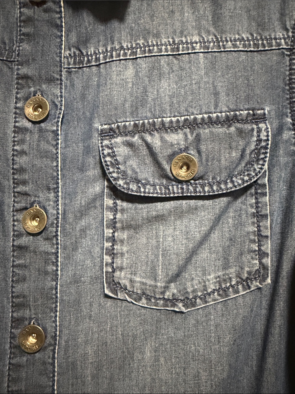 Banana Republic Denim Shirt Dress - Picture 4 of 7